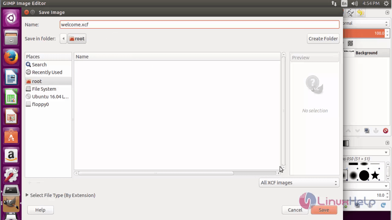 Installation-Gimp2.8.18-image-editor-Ubuntu-save-xcf-format